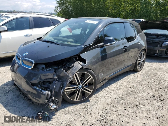 2015 BMW i3 with VIN WBY1Z4C57FV501809, listed as a Copart auction lot 53461373 with 0 mi miles. Bid and sale history available at carsss.com. Image 1.