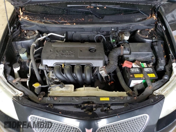 2005 Pontiac Vibe with VIN 5Y2SL63875Z464586, listed as a Copart auction lot 49972885 with 95,367 mi miles and Salvage Title. Bid and sale history available at DreamBid. Image 12.