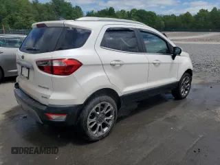 2018 Ford EcoSport Titanium z VIN MAJ6P1WL0JC205255, wystawiony jako Copart lot #57236765 z przebiegiem 53 808 mil mil oraz Szkoda całkowita • Salvage title. Historia ofert i sprzedaży dostępna na DreamBid. Obrazek 3.