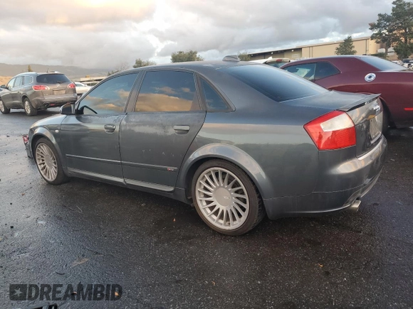2004 Audi A4 1.8T z VIN WAUJC68EX4A225313, wystawiony jako Copart lot #41542835 z przebiegiem 163 806 mil mil oraz Szkoda całkowita • Salvage title. Historia ofert i sprzedaży dostępna na DreamBid. Obrazek 2.