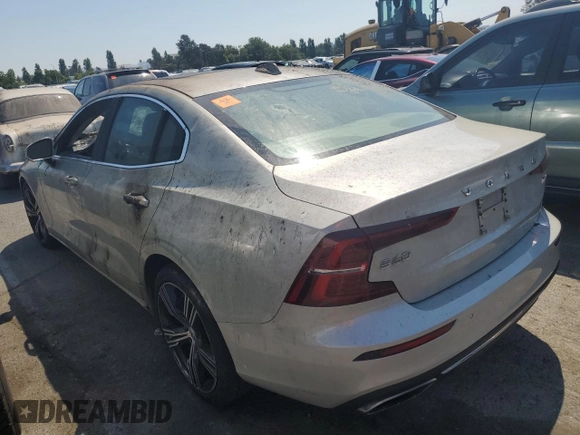 2021 Volvo S60 Inscription with VIN 7JRA22TL6MG102563, listed as a Copart auction lot 62763054 with 0 mi miles and Non Repairable. Bid and sale history available at carsss.com. Image 2.