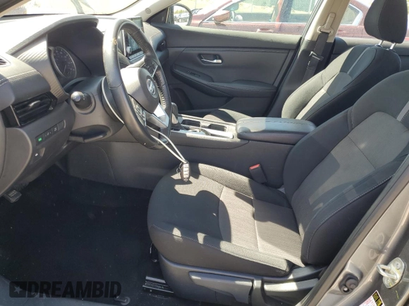 2022 Nissan Sentra SV with VIN 3N1AB8CV1NY288891, listed as a Copart auction lot 49887585 with 24,029 mi miles and Salvage Title. Bid and sale history available at carsss.com. Image 7.