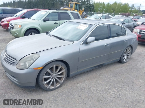 2004 Infiniti G35 w/Leather with VIN JNKCV51F84M706371, listed as a IAAI auction lot 42056977 with 178,181 mi miles and . Bid and sale history available at DreamBid. Image 2.