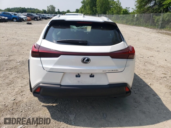 2025 Lexus UX 300h with VIN JTHUCJDH3S2000210, listed as a Copart auction lot 60677575 with 18,329 mi miles and Salvage title. Bid and sale history available at DreamBid. Image 6.