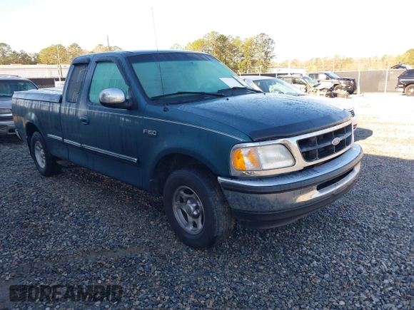 1997 Ford F-150 with VIN 1FTDX1728VND00843, listed as a IAAI auction lot 41773901 with 143,747 mi miles and . Bid and sale history available at DreamBid. Image 1.