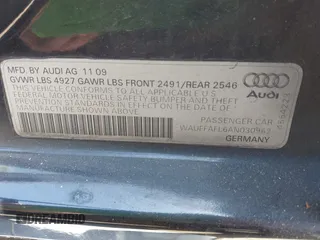 2010 Audi A4 Premium Plus с VIN WAUFFAFL6AN030962, выставлен на аукционе IAAI как лот 42250927 с пробегом 117 202 миль миль и . История ставок и продаж доступна на DreamBid. Изображение 9.