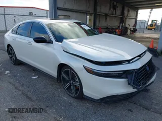 2024 Honda Accord Sport с VIN 1HGCY2F55RA092557, выставлен на аукционе IAAI как лот 41188308 с пробегом Не указан миль и . История ставок и продаж доступна на DreamBid. Изображение 1.
