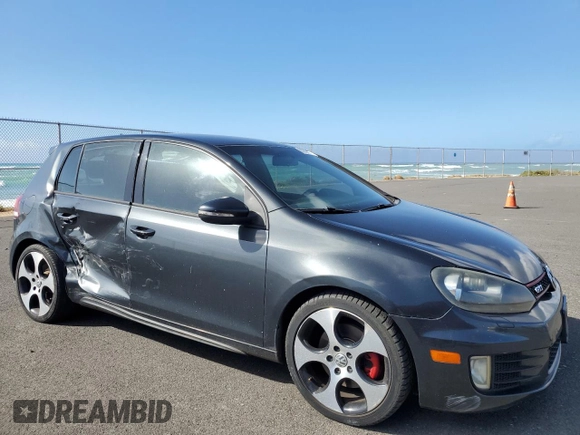 2010 Volkswagen Golf GTI with VIN WVWHD7AJXAW425070, listed as a Copart auction lot 81321184 with 155,423 mi miles and Salvage title. Bid and sale history available at DreamBid. Image 4.