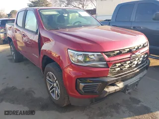 2021 Chevrolet Colorado 2WD LT with VIN 1GCGSCEN8M1153319, listed as a IAAI auction lot 41614698 with 68,623 mi miles. Bid and sale history available at carsss.com. Image 1.