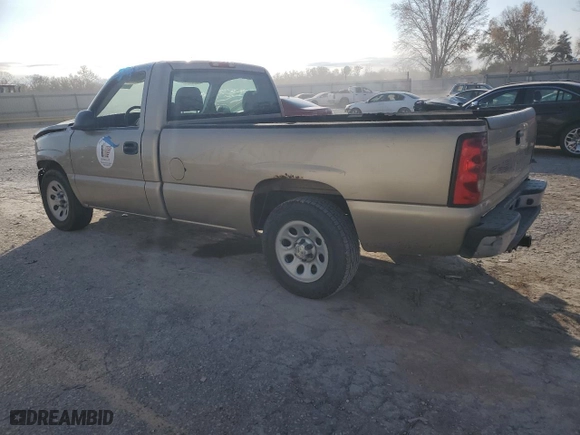 2006 Chevrolet Silverado 1500 LS with VIN 1GCEC14V66Z239551, listed as a Copart auction lot 80305714 with 104,206 mi miles and Salvage Title. Bid and sale history available at carsss.com. Image 2.