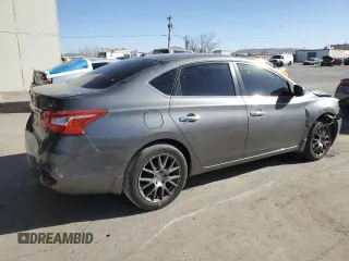 2017 Nissan Sentra SV with VIN 3N1AB7AP3HL654723, listed as a Copart auction lot 48437835 with 117,270 mi miles and Salvage Title. Bid and sale history available at carsss.com. Image 3.