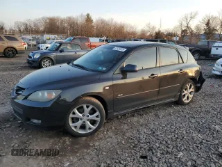 2008 Mazda Mazda3 s Sport with VIN JM1BK344081161973, listed as a Copart auction lot 47629925 with 142,282 mi miles and Salvage Title. Bid and sale history available at carsss.com. Image 1.