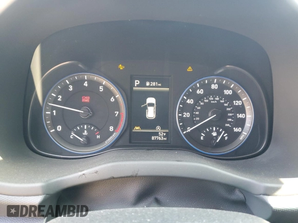 2022 Hyundai Kona SE with VIN KM8K2CAB3NU866257, listed as a Copart auction lot 50492495 with 87,763 mi miles and Salvage Title. Bid and sale history available at DreamBid. Image 9.
