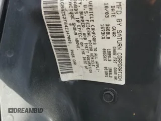2004 Saturn ION ION 2 z VIN 1G8AZ52F64Z147069, wystawiony jako Copart lot #79388104 z przebiegiem 261 616 mil mil oraz Szkody całkowita. Historia ofert i sprzedaży dostępna na DreamBid. Obrazek 14.