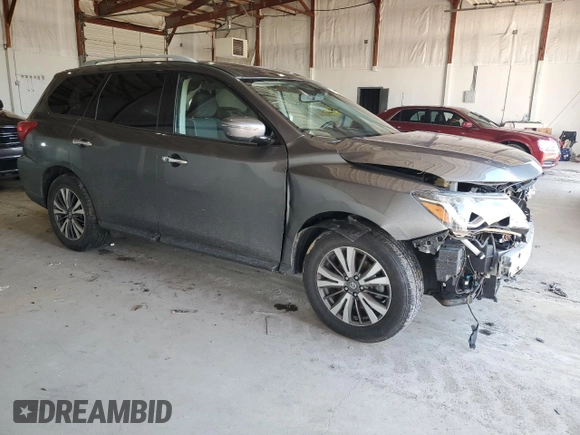 2019 Nissan Pathfinder SV with VIN 5N1DR2MM4KC587882, listed as a Copart auction lot 45762985 with 66,909 mi miles and Salvage Title. Bid and sale history available at carsss.com. Image 4.