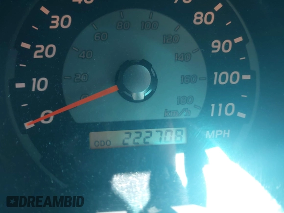 2004 Toyota 4Runner SR5 with VIN JTEBU14R140048894, listed as a IAAI auction lot 42211408 with 222,708 mi miles and . Bid and sale history available at DreamBid. Image 15.