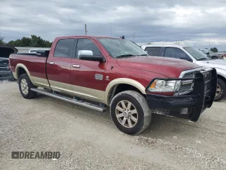 2014 Ram 2500 Laramie Longhorn with VIN 3C6UR5LL7EG155360, listed as a Copart auction lot 74399814 with 88,419 mi miles and Salvage title. Bid and sale history available at DreamBid. Image 4.