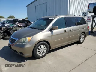 2008 Honda Odyssey EX-L with VIN 5FNRL386X8B401545, listed as a Copart auction lot 51867865 with 201,267 mi miles and Clean Title. Bid and sale history available at carsss.com. Image 1.