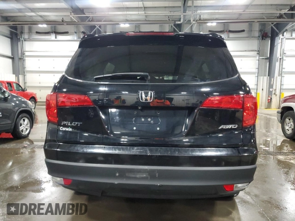 2016 Honda Pilot EX-L with VIN 5FNYF6H54GB056149, listed as a Copart auction lot 52232145 with 168,925 mi miles and Salvage Title. Bid and sale history available at carsss.com. Image 6.