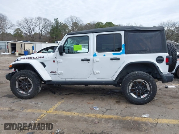 2022 Jeep Wrangler Unlimited Rubicon z VIN 1C4HJXFN4NW123610, wystawiony jako IAAI lot #41396002 z przebiegiem 45 083 mil mil oraz . Historia ofert i sprzedaży dostępna na DreamBid. Obrazek 14.