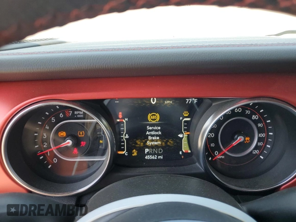 2021 Jeep Wrangler Unlimited Rubicon z VIN 1C4HJXFG6MW700458, wystawiony jako Copart lot #59791015 z przebiegiem 45 562 mil mil oraz Szkoda całkowita • Salvage title. Historia ofert i sprzedaży dostępna na DreamBid. Obrazek 9.