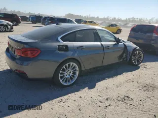 2019 BMW 4 Series 430i with VIN WBA4J1C58KBM14255, listed as a Copart auction lot 50053555 with 58,711 mi miles and Salvage Title. Bid and sale history available at carsss.com. Image 3.