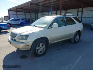 1999 Lexus RX 300 Luxury SUV with VIN JT6GF10U0X0030946, listed as a IAAI auction lot 41755449 with 196,005 mi miles. Bid and sale history available at carsss.com. Image 2.
