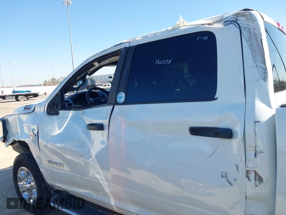 2023 Ram 2500 Big Horn with VIN 3C6UR5JL4PG514587, listed as a IAAI auction lot 41654904 with 39,607 mi miles and . Bid and sale history available at DreamBid. Image 19.