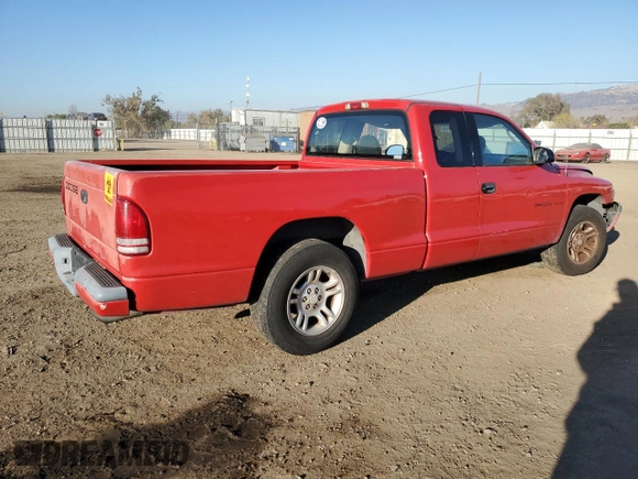 2002 Dodge Dakota Sport with VIN 1B7GL32X22S542628, listed as a Copart auction lot 83915294 with 0 mi miles and Salvage Title. Bid and sale history available at carsss.com. Image 3.