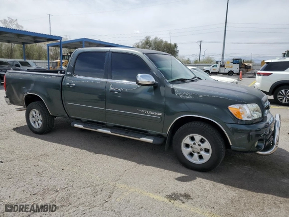 2005 Toyota Tundra SR5 with VIN 5TBET34105S496870, listed as a Copart auction lot 49917585 with 216,721 mi miles and Salvage Title. Bid and sale history available at carsss.com. Image 4.