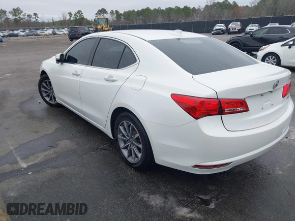 2020 Acura TLX with VIN 19UUB1F39LA003045, listed as a IAAI auction lot 41508499 with 83,326 mi miles. Bid and sale history available at carsss.com. Image 3.