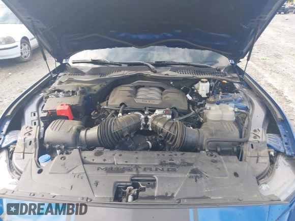 2024 Ford Mustang GT with VIN 1FA6P8CFXR5412162, listed as a IAAI auction lot 42203438 with 21,013 mi miles and . Bid and sale history available at DreamBid. Image 10.