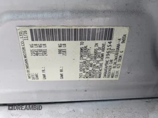 2017 Nissan Maxima SL with VIN 1N4AA6AP9HC396154, listed as a IAAI auction lot 41908840 with 107,811 mi miles and . Bid and sale history available at DreamBid. Image 9.