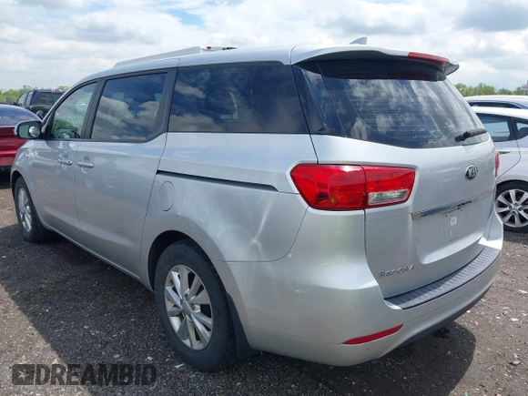 2016 Kia Sedona L with VIN KNDMA5C10G6182399, listed as a IAAI auction lot 42186358 with 102,874 mi miles and . Bid and sale history available at DreamBid. Image 3.