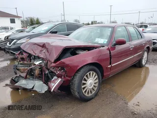 2008 Mercury Grand Marquis LS with VIN 2MEFM75V98X633328, listed as a IAAI auction lot 42084872 with 75,473 mi miles and . Bid and sale history available at DreamBid. Image 2.