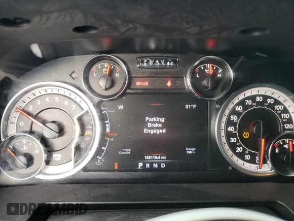 2018 Ram 1500 Big Horn with VIN 1C6RR7TT6JS241733, listed as a Copart auction lot 76377104 with 108,115 mi miles and Clean title. Bid and sale history available at DreamBid. Image 9.