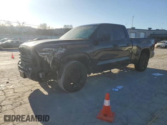 2022 Toyota Tundra SR5 with VIN 5TFLA5DA8NX048418, listed as a Copart auction lot 48406495 with 54,594 mi miles and Salvage title. Bid and sale history available at DreamBid. Image 1.