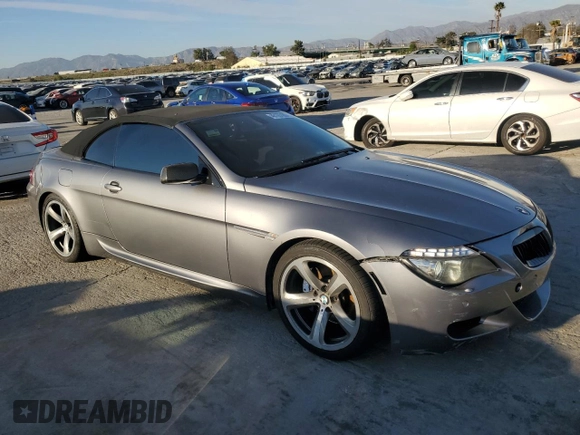 2009 BMW 6 Series 650i with VIN WBAEB535X9C224051, listed as a Copart auction lot 46105185 with 152,898 mi miles and Salvage Title. Bid and sale history available at carsss.com. Image 4.