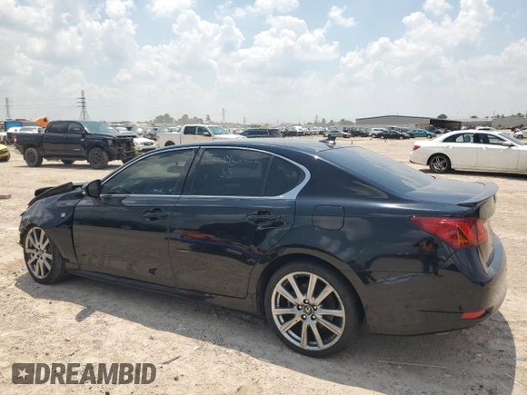2013 Lexus GS 350 with VIN JTHBE1BLXD5015149, listed as a Copart auction lot 66313714 with 167,753 mi miles and Salvage Title. Bid and sale history available at carsss.com. Image 2.