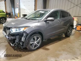 2021 Honda HR-V EX with VIN 3CZRU6H53MM706374, listed as a Copart auction lot 49824065 with 44,988 mi miles and Salvage Title. Bid and sale history available at carsss.com. Image 1.