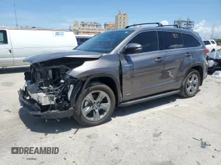 2019 Toyota Highlander Hybrid Limited with VIN 5TDDGRFH8KS078931, listed as a Copart auction lot 64624945 with 30,115 mi miles and Salvage title. Bid and sale history available at DreamBid. Image 1.
