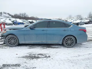2018 Genesis G80 3.3T Sport with VIN KMHGN4JB8JU232780, listed as a IAAI auction lot 41376814 with 134,760 mi miles. Bid and sale history available at carsss.com. Image 14.