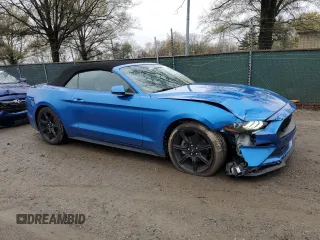2020 Ford Mustang EcoBoost with VIN 1FATP8UH1L5181811, listed as a Copart auction lot 52196455 with 39,762 mi miles and Salvage Title. Bid and sale history available at carsss.com. Image 4.