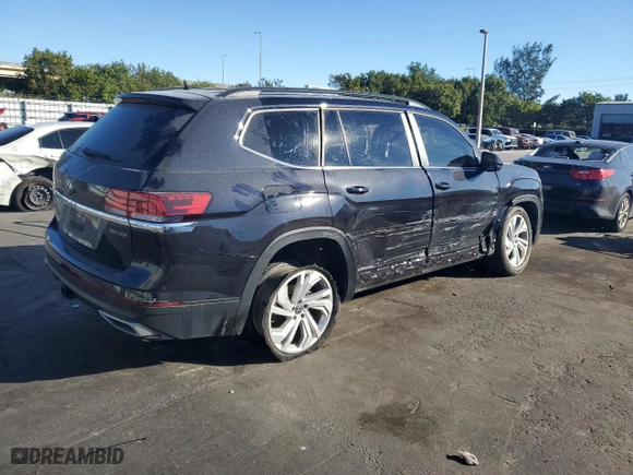 2022 Volkswagen Atlas 3.6L V6 SE w/Technology with VIN 1V2JR2CAXNC529065, listed as a Copart auction lot 47360925 with 88,277 mi miles and Salvage Title. Bid and sale history available at carsss.com. Image 3.