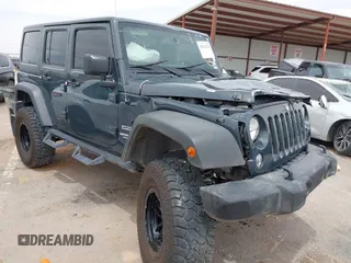 2017 Jeep Wrangler Unlimited Sport with VIN 1C4BJWDG2HL634291, listed as a IAAI auction lot 42242223 with 145,880 mi miles and . Bid and sale history available at DreamBid. Image 1.