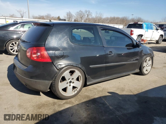 2009 Volkswagen Rabbit S with VIN WVWAB71K59W104212, listed as a Copart auction lot 46642025 with 149,001 mi miles and Salvage title. Bid and sale history available at DreamBid. Image 3.