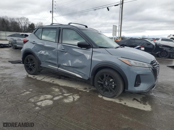 2024 Nissan Kicks SR with VIN 3N1CP5DV2RL512518, listed as a Copart auction lot 47966065 with 11,944 mi miles and Salvage Title. Bid and sale history available at carsss.com. Image 4.