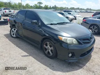 2012 Toyota Corolla L with VIN 5YFBU4EE4CP015927, listed as a IAAI auction lot 41924742 with 162,021 mi miles and . Bid and sale history available at DreamBid. Image 1.