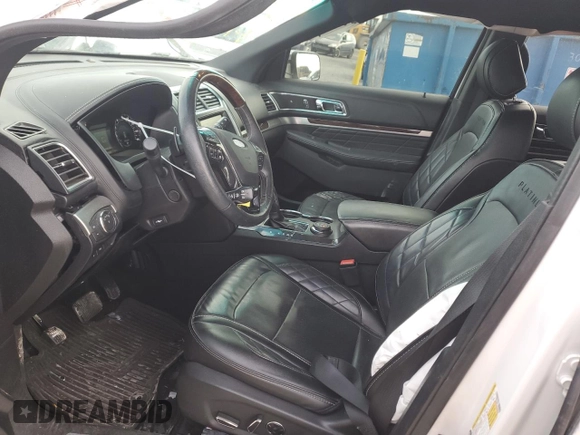 2016 Ford Explorer Platinum with VIN 1FM5K8HT3GGC56465, listed as a Copart auction lot 85738504 with 98,290 mi miles and Salvage Title. Bid and sale history available at DreamBid. Image 7.