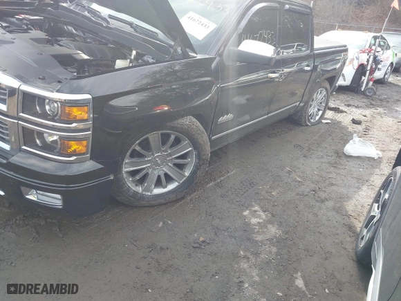 2015 Chevrolet Silverado 1500 High Country with VIN 3GCUKTEC3FG506216, listed as a IAAI auction lot 41672433 with 77,653 mi miles. Bid and sale history available at carsss.com. Image 6.
